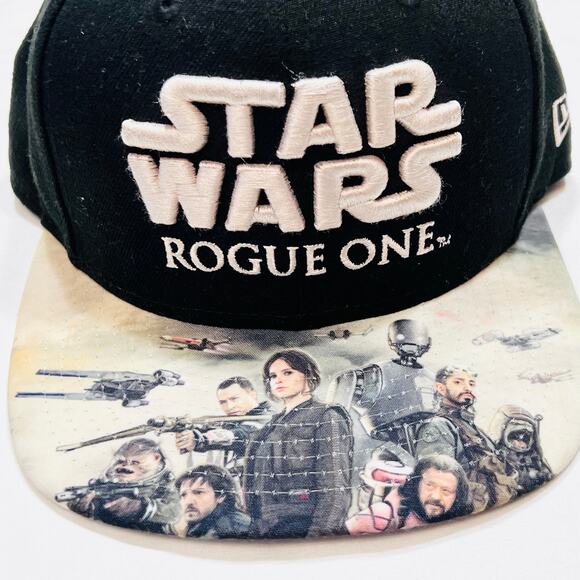 Star Wars Rogue One Hat Cap New Era 9Fifty Snapback Used - Picture 5 of 6